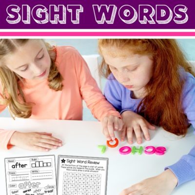 The ‘What, Why and How’ of Sight Words and a FREEBIE!