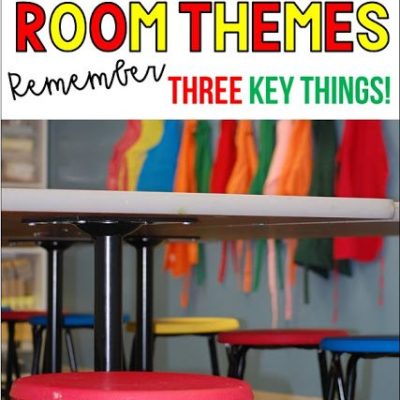 Back to School Room Themes – 3 key things to remember!
