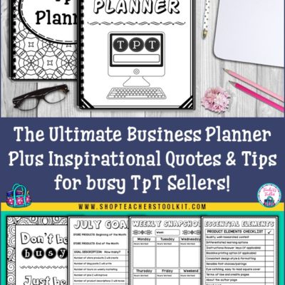 The Ultimate TpT Business Planner – all-in-one solution!