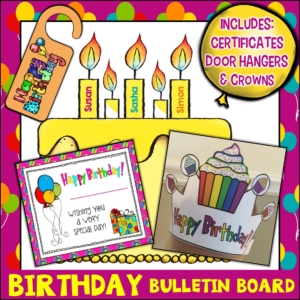 Birthday Bulletin Board Set