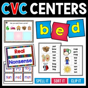 CVC Words Centers