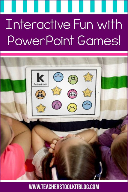 Image of children playing a letter recognition game on a mobile device.