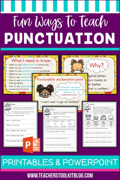 fun ways to teach punctuation for kids