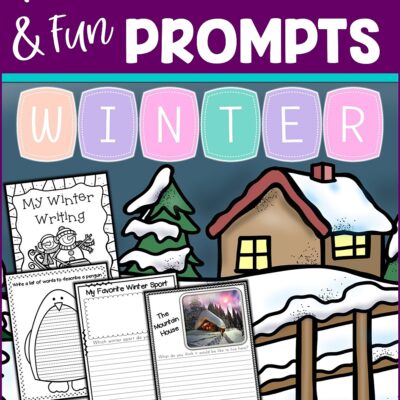 Free Winter Writing Prompts for First Grade