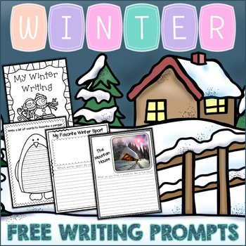 free winter writing prompts resource