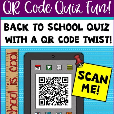 Free Back To School QR Codes Quiz!
