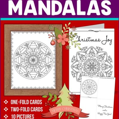 Christmas Mandalas Coloring Pages