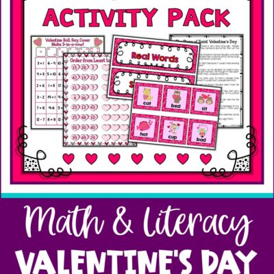 Valentine’s Day Activities for Math and Literacy