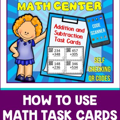 How to Use Math Task Cards in Your First Grade Classroom
