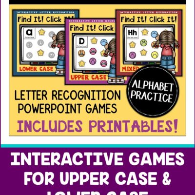 Interactive Games for Letter Recognition